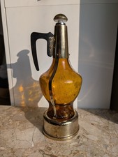 Vintage Glas/ Messing Wein