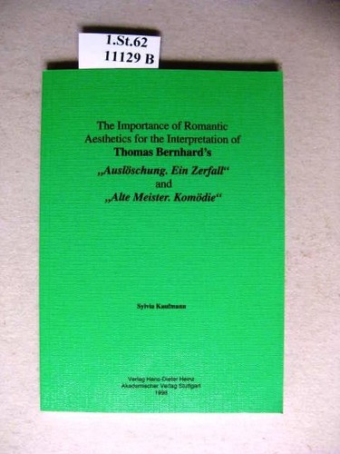 The importance romantic - the,