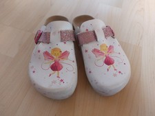 Björndal Mädchen Kinder Clogs Gr.28 mit Fee und Glitzer Hausschuhe