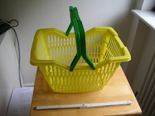 Einkaufskorb Kunststoffkorb Tragekorb Henkelkorb - Bordeaux - 53x36x24,5 cm