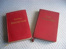 2 Baedekers Reiseführer, Ruhrgebiet v. 1959 u. Nordwest Deutschland 1914