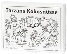 Mini - Spiel "Tarzans Kokosnüsse" Knobelspiel Geduldsspiel Bartl 