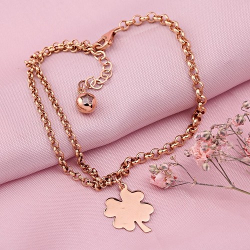 Rotgold armband anhaengers - armband,