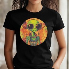 Frauen T-Shirt Alien als