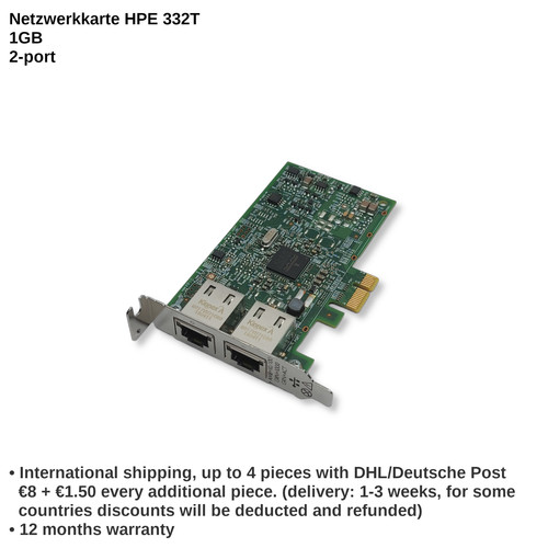 Hpe 332t 1gb port - hpe, 2-port