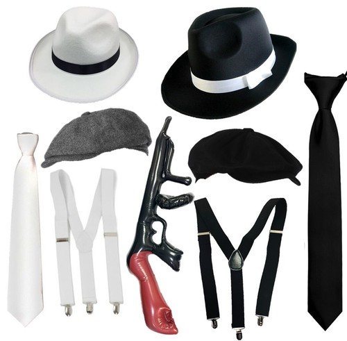 Gangster flatcap set - gangster,