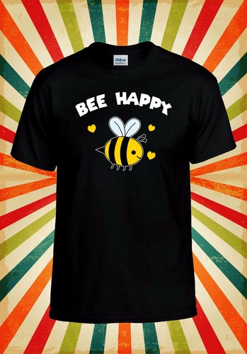 Shirt bee happy retro lustig - bee,