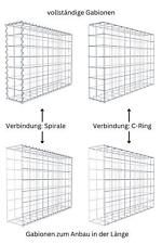 Gabionen 10x10 cm Maschenweite, C Ring, Spiralverschluss