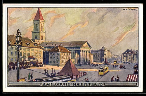 Künstler karlsruhe - künstler-ak,