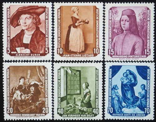 1955 ddr serie gemälde - serie,