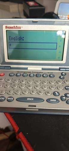 Franklin 470 language - 12,