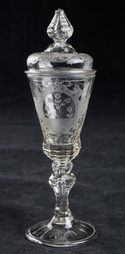 Barock glas deckel pokal - barock,