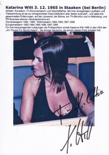Autogramm - Katarina Witt