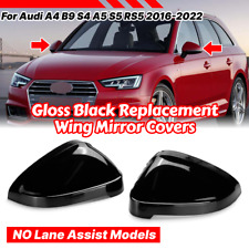 2X Schwarz Spiegelkappen