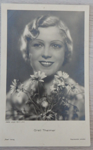 Foto autogrammkarte gretl - foto-autogrammkarte,