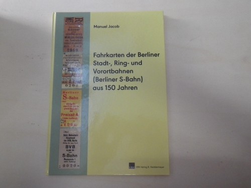 Fahrkarten der berliner - fahrkarten, s-
