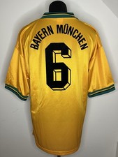 FC Bayern München Trikot/ 1994/95/ Nerlinger/ #6/ matchworn?/XL/ gelb/ „OPEL“