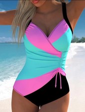 Bunter Shaping-Badeanzug mit
