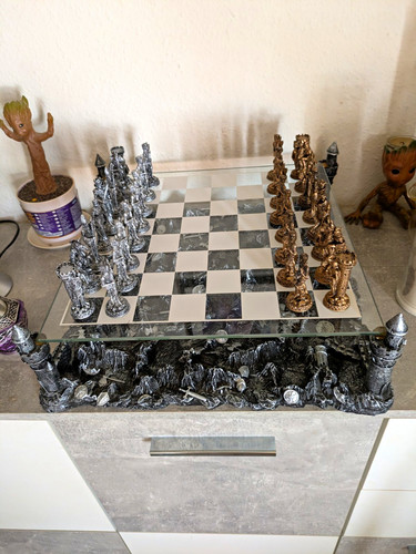Mittelalter schachbrett ritter - mittelalter,