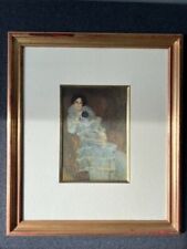 Klimt Gustav gerahmt mit Passepartout hochwertig 62 cm x 53,5  cm