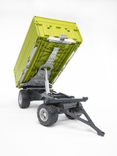Bruder 02203 Fliegl 3-Seiten-Kipper Anhänger für Traktor Landwirtschaft