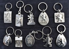 10 PEUGEOT Schlüsselanhänger aus Sammlungsauflösung / Lot Porte Cles Peugeot
