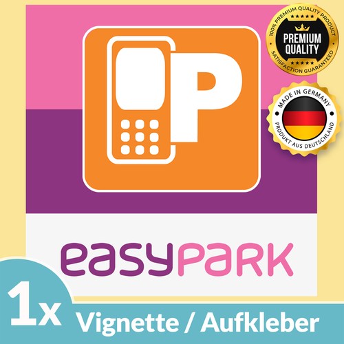Easy park aufkleber - 1x,
