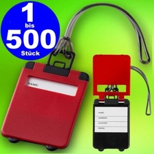 1 - 500 x Kofferschild