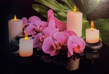 LED Wandbild großes Bild