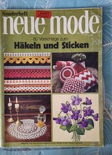 handarbeit heft Häkeln Und Sticken 1976