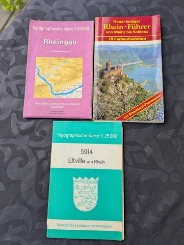 Wanderkarte rheingau topo - wanderkarte,