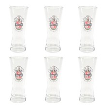 6x Becks Bierglas Glas Pils