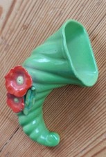 Keramik Oldtimer Vase , Autovase Blumenvase 50ger Jahre 