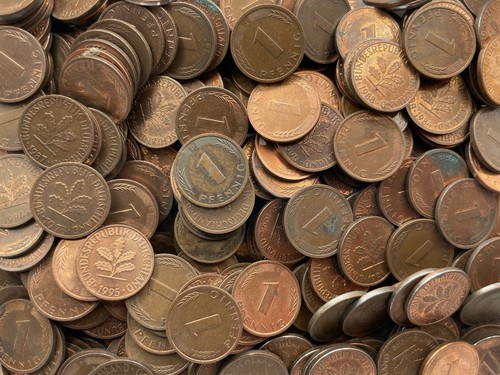 Brd pfennig münzen sammlung - brd,