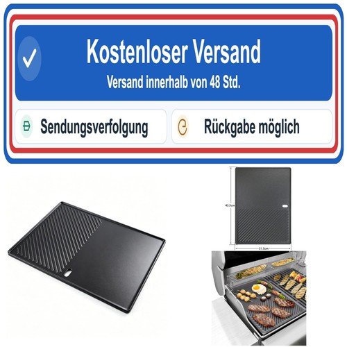 Gftime gusseisen grillplatte - gusseisen,
