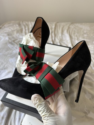 Gucci sylvie pumps wildleder - gucci,