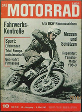 Das motorrad yamaha yds - das, 10/67
