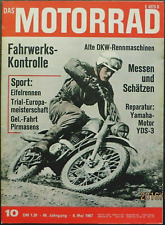 Das Motorrad 10/67 Yamaha YDS