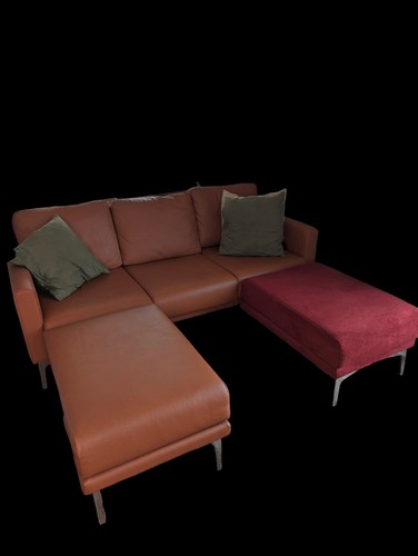 Sofa echtleder echt leder - echtleder,
