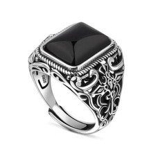 Herren Ring Silber Massiv 925