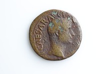 * Tiberius * As - PONTIFEX TRIBVN POTESTATE XII