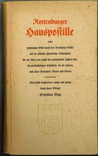 Sebastian Blau: Rottenburger Hauspostille . anmutiger Blick durch des Verfassers