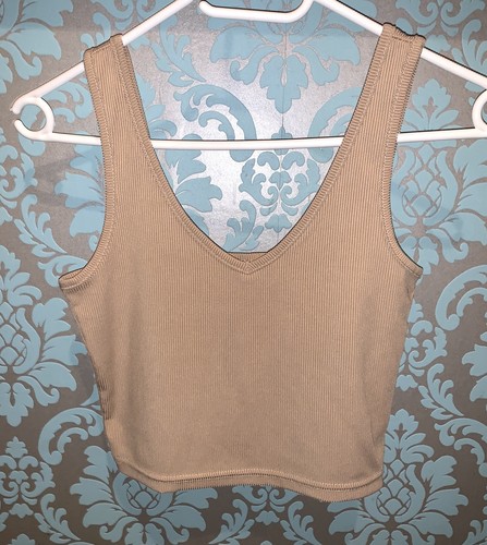 Beiges crop top 34 neu - top, xs/34
