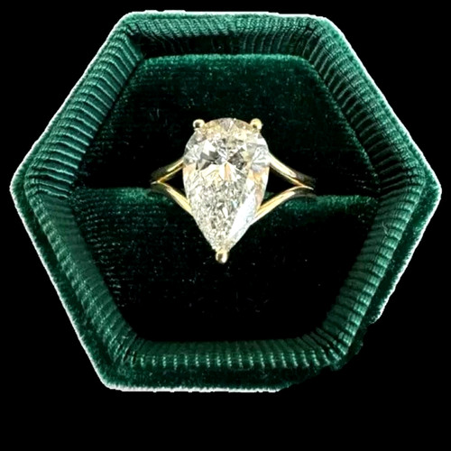 Karat birne weiß diamant - 3,50,