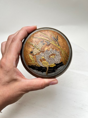 Vintage messing cloisonné - vintage,