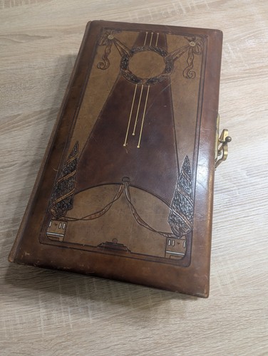 Antikes fotoalbum jugendstil - antikes,