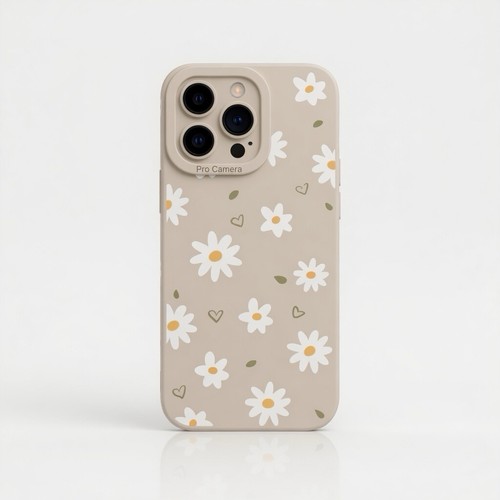 Beige daisy girly - beige, für