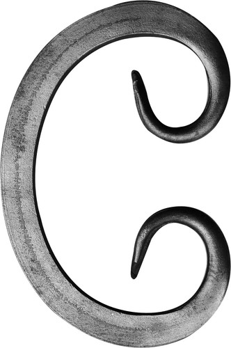 Schnörkel schmiedeeisen c - c,