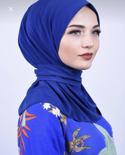 Hijab blau fertig - hijab,