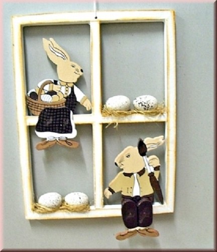 Deko fenster hasen - fenster,